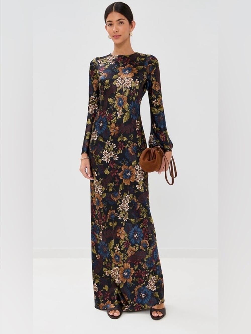 NWT Veronica Beard Gemma Floral Maxi Dress Size 4